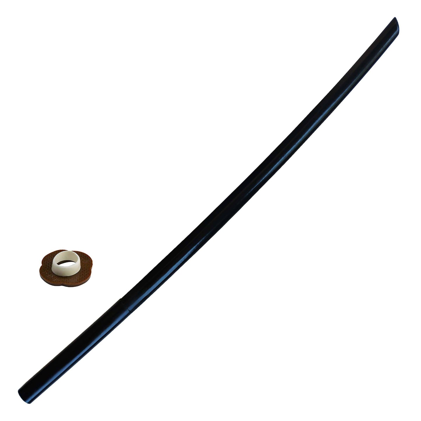 Sportech Italia - Bokken in legno nero Suburito, Bokuto con Tsuba - Allenamento per Aikido, Iaido, Kobudo, Kendo, Kenjutsu - Punto Fitness