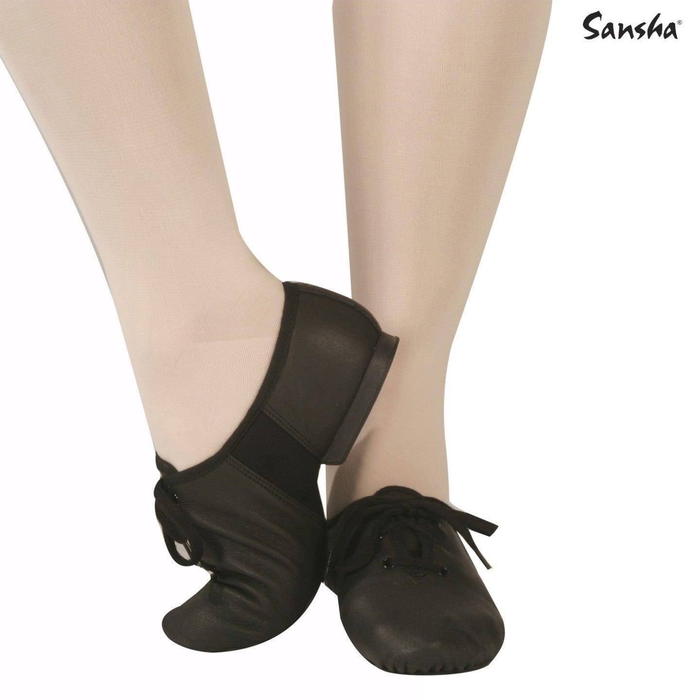 Sansha - Scarpe Jazz in PELLE mod.TIVOLI JS2 scarpa danza moderna ballo moderno - Punto Fitness