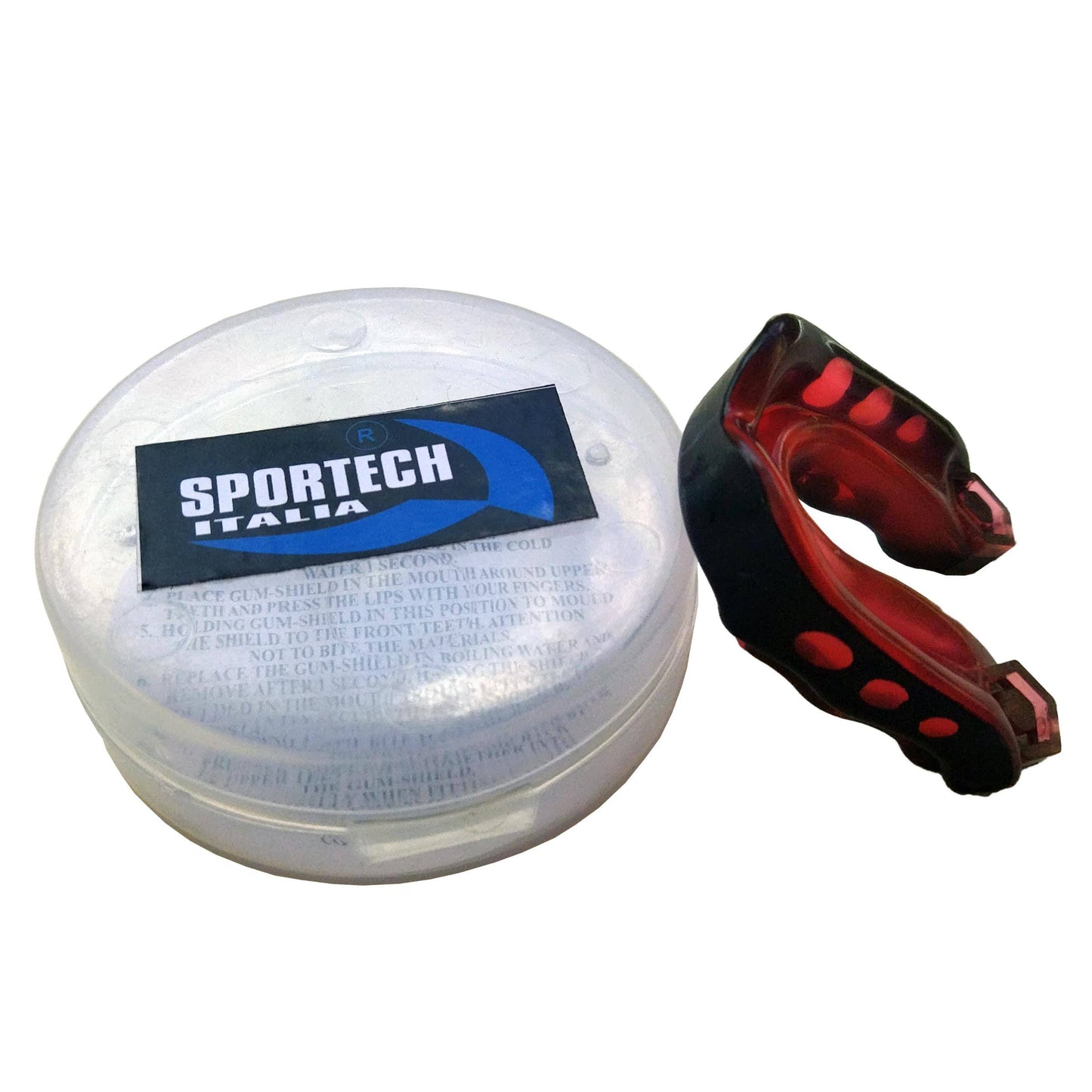 Sportech paradenti Boxe in GEL protezione denti Arti Marziali MMA Kickboxing Karate Muay Thai sport di contatto Rugby Calcio Basket Motocross - Punto Fitness