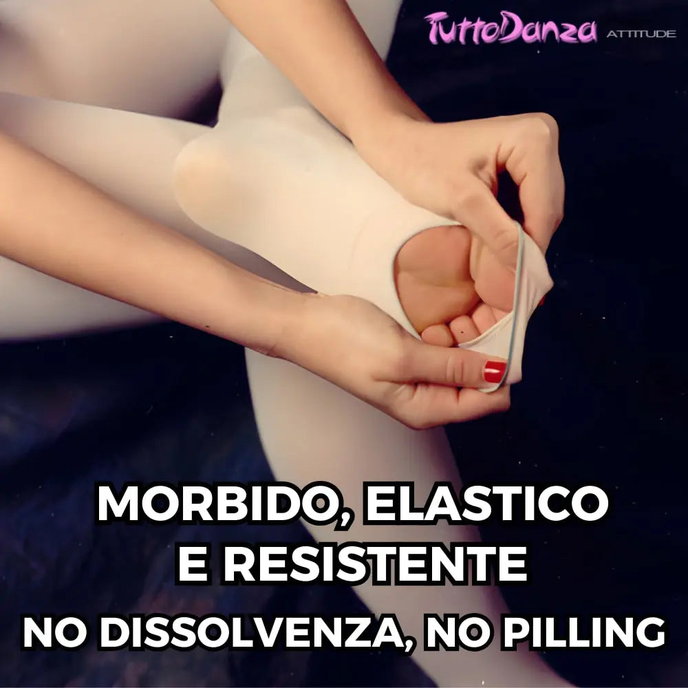 TuttoDanza collant per ballerine Danza Classica Convertibili calze rosa in microfibra 513/C info - Punto Fitness Potenza