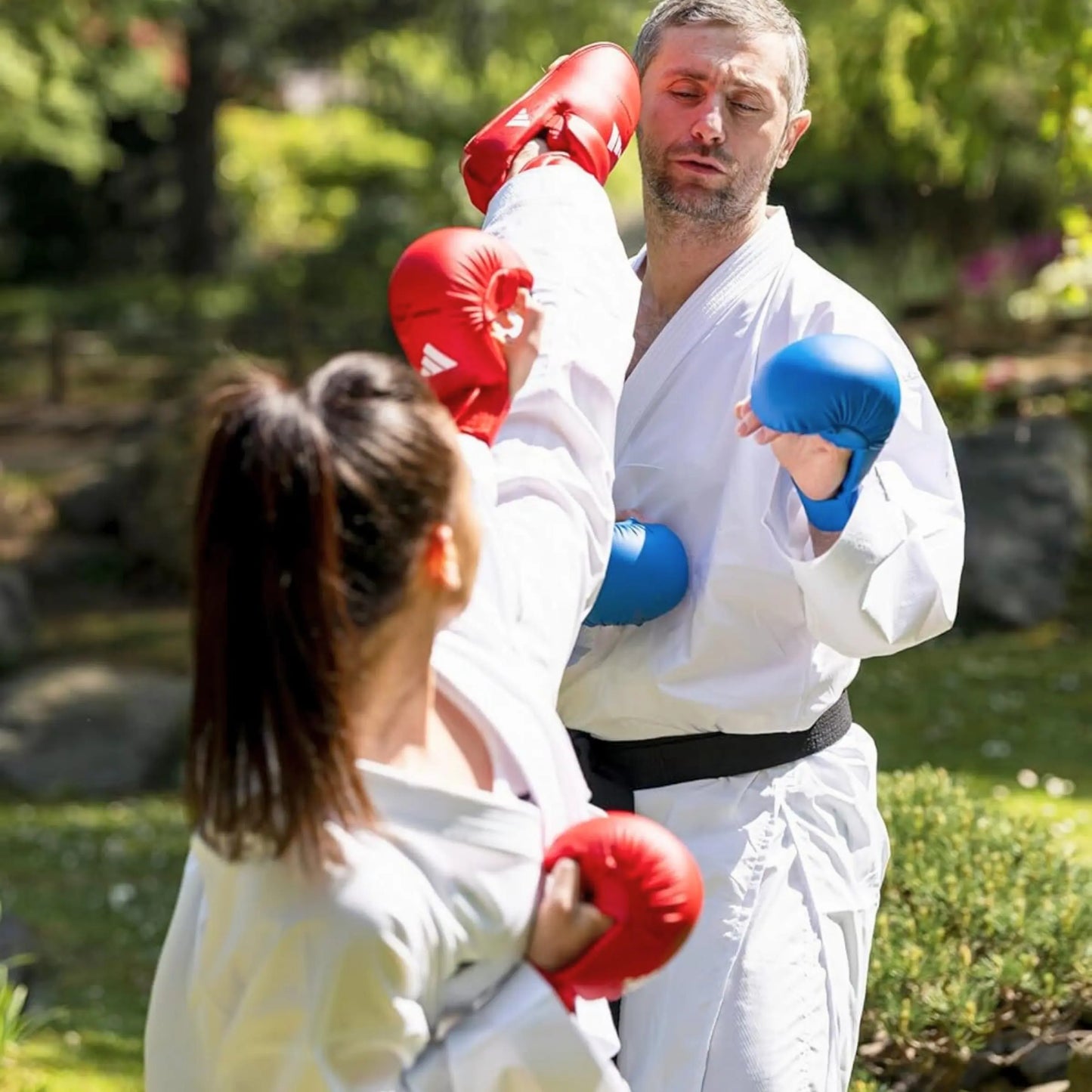 Guanto Karate Adidas - omologati WKF guantino Kumite Lifestyle mis.S-M-L-XL - Punto Fitness Potenza