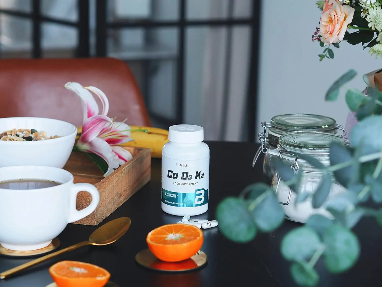 BioTechUSA CA-D3-K2 - calcio fosforo vitamina D3 K2 capsule ossa denti Lifestyle - Punto Fitness Potenza