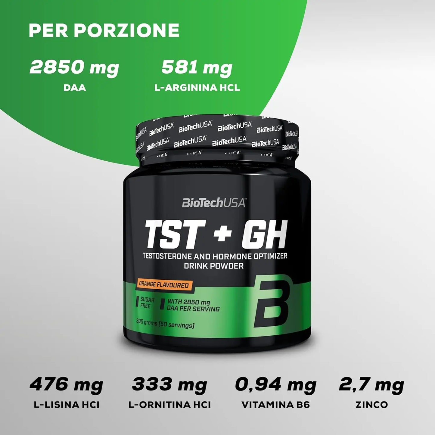 BioTechUSA - TST + GH DAA AKG glutammina carnitina ornitina zinco magnesio - Punto Fitness Potenza