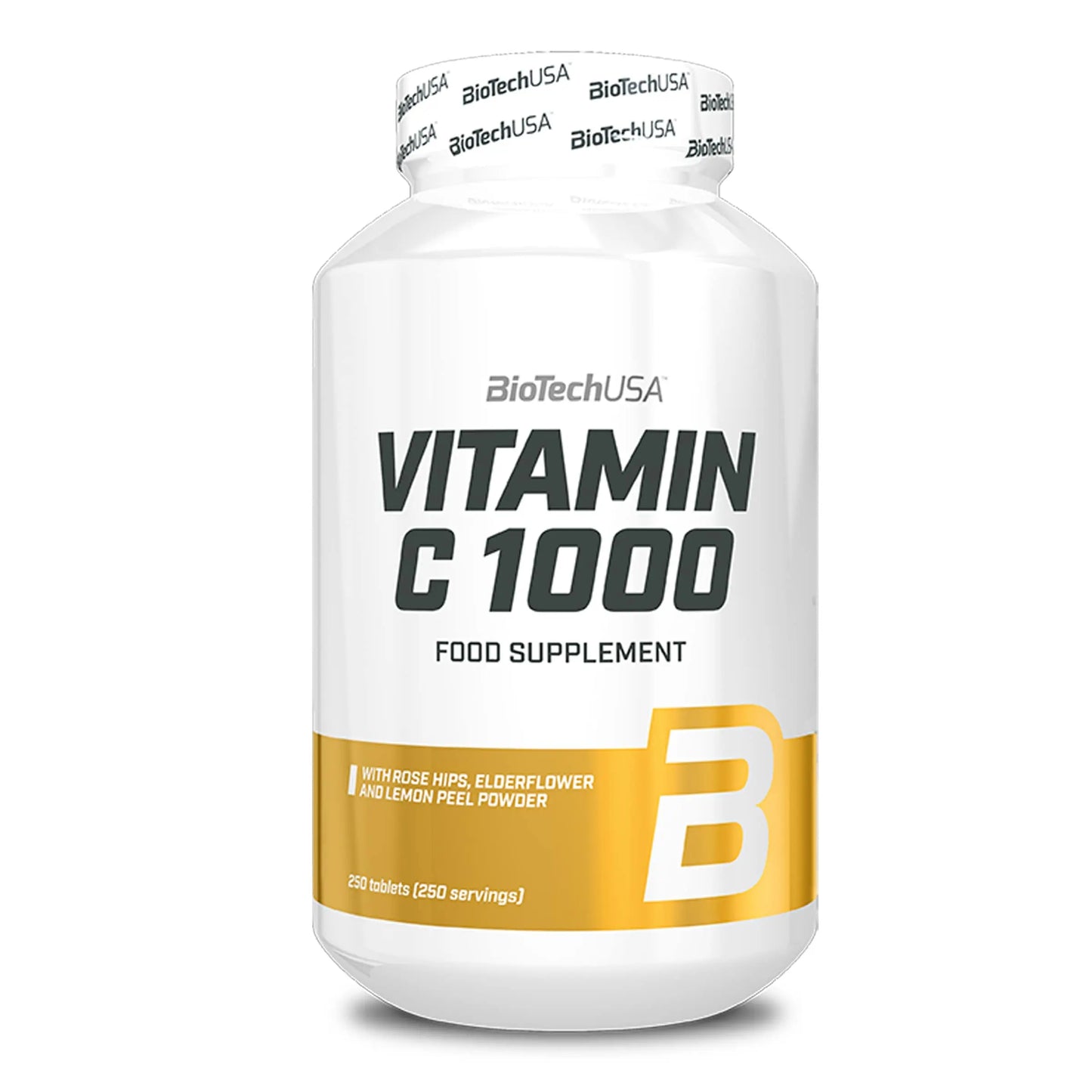 Biotech Vitamin C con Bioflavonoidi - Vitamina C 1000mg 250 capsule - Punto Fitness Potenza