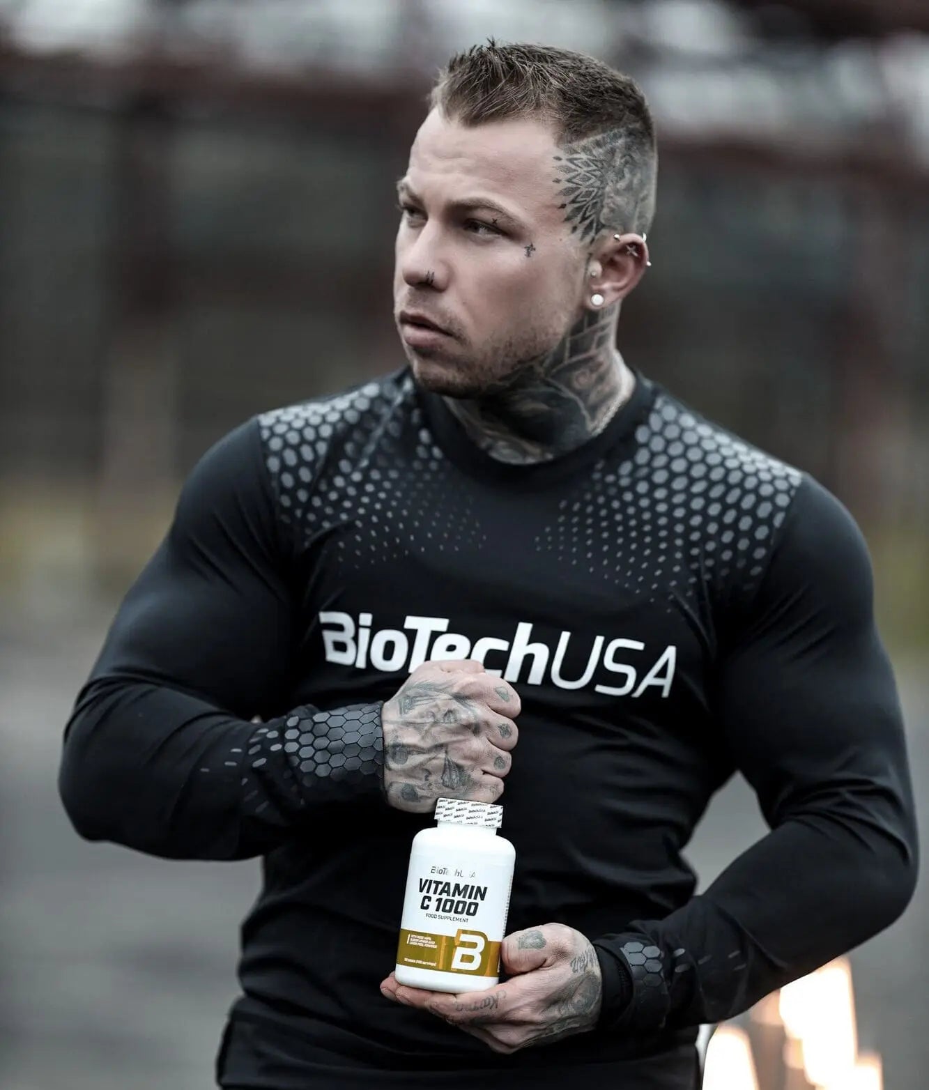 Biotech Vitamin C con Bioflavonoidi - Vitamina C 1000mg 250 capsule - Punto Fitness Potenza