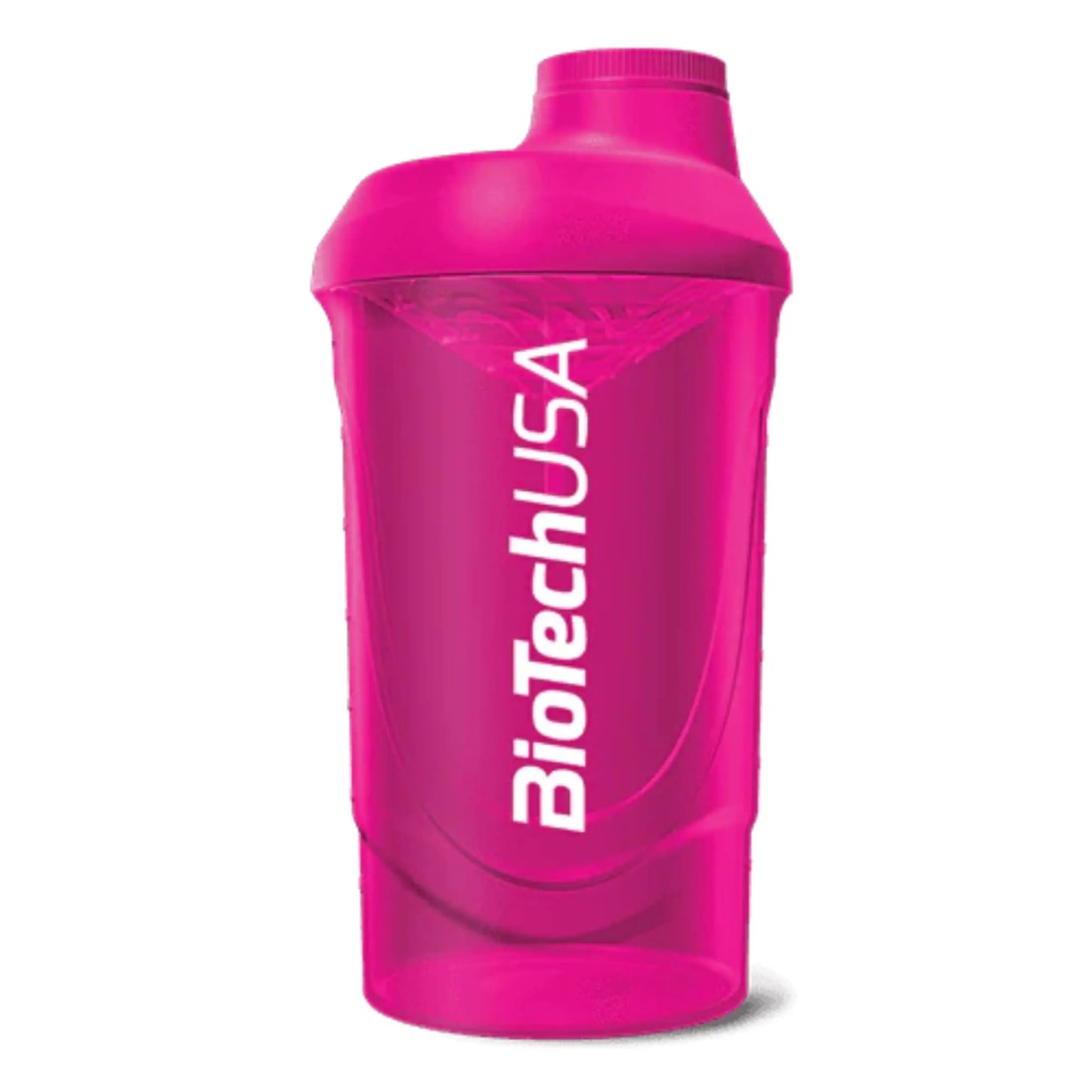Biotech Shaker Wave per miscelazione Proteine in polvere con retina 600ml magenta - Punto Fitness Potenza