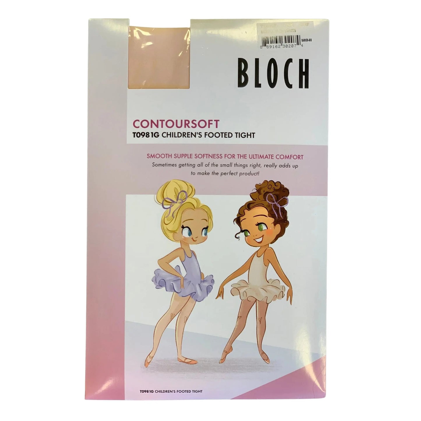 Collant Danza Classica calze rosa per ballerine Bloch T0981 confezione - Punto Fitness Potenza