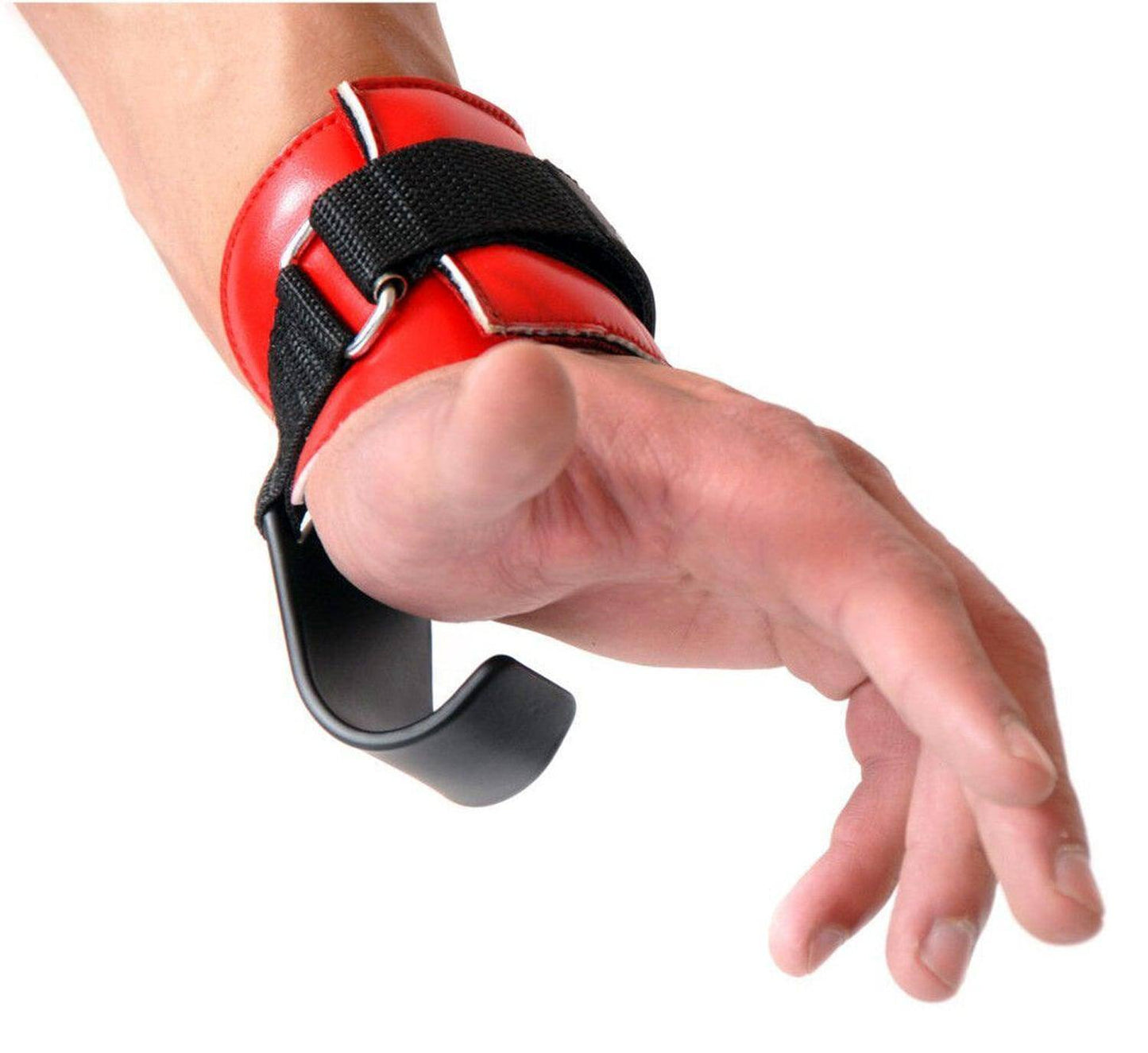 Sportech Italia - Ganci Palestra con Imbottitura e chiusura a Velcro, Hand Grip Versa Gripps, Sollevamento Pesi e Allenamento Potenziamento Muscolare Bodybuilding - Punto Fitness Potenza