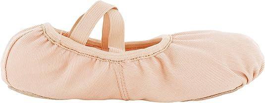 SCARPETTE TELA DANZA CLASSICA MEZZEPUNTE BALLERINA MEZZA PUNTA MEZZAPUNTA CANVAS - Punto Fitness