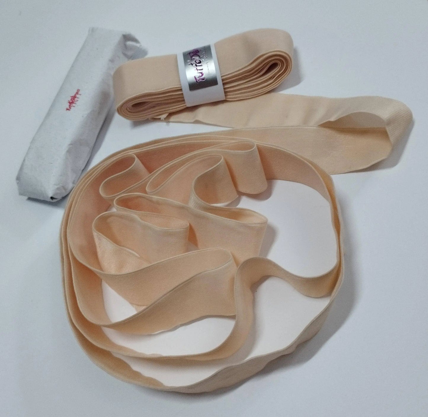 TuttoDanza - Nastro elasticizzato pretagliato per punte Danza Classica Scarpette ballo Saggio Ballerina - Punto Fitness Potenza
