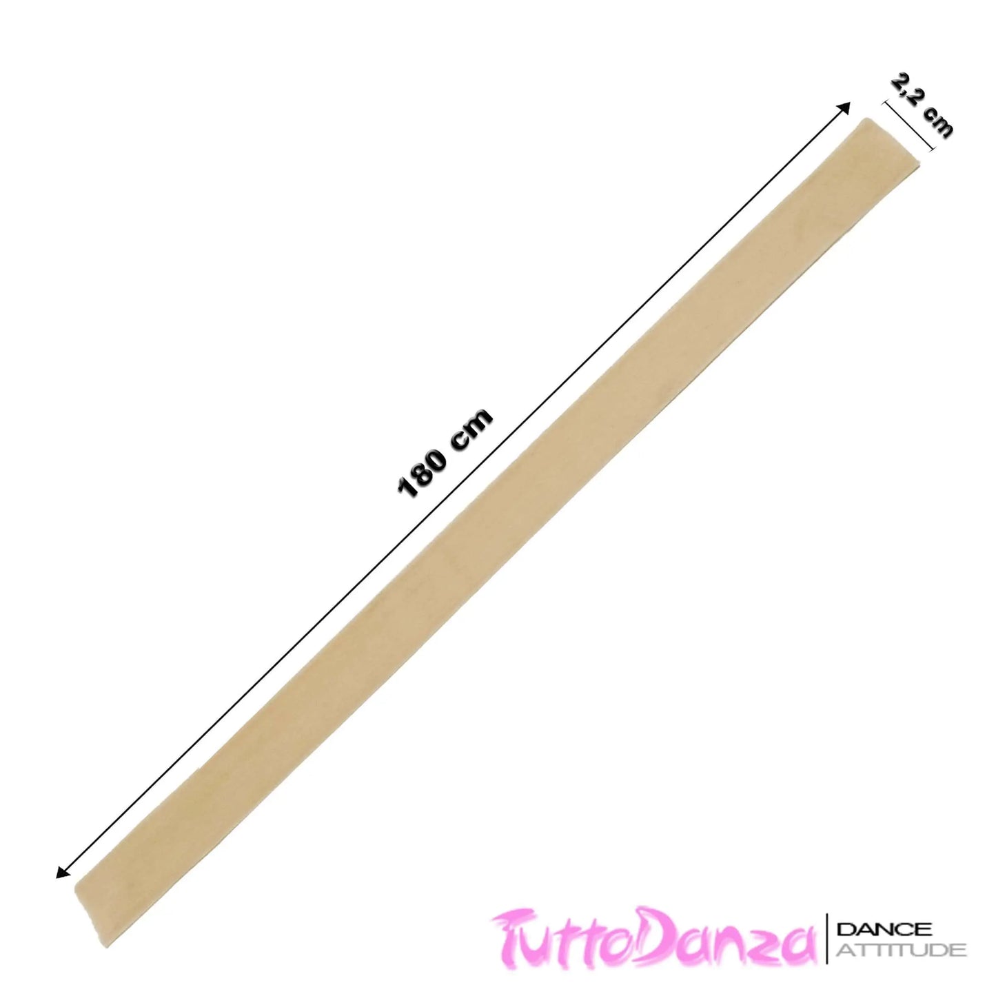 TuttoDanza - Nastro elasticizzato pretagliato per punte Danza Classica Scarpette ballo Saggio Ballerina Dimensioni - Punto Fitness Potenza