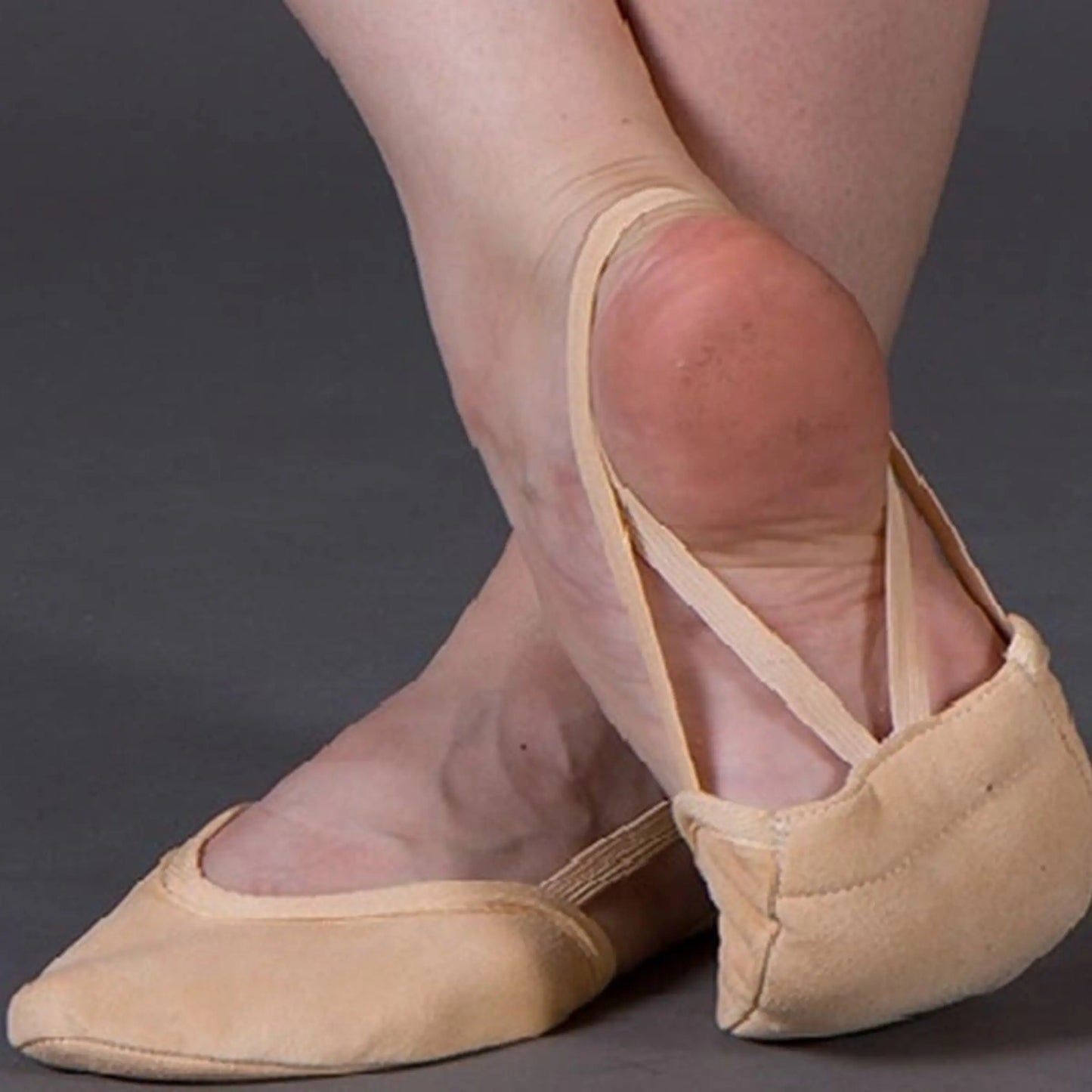Halbspitzenschuhe aus Mikrofaser für rhythmischen und künstlerischen Tanz