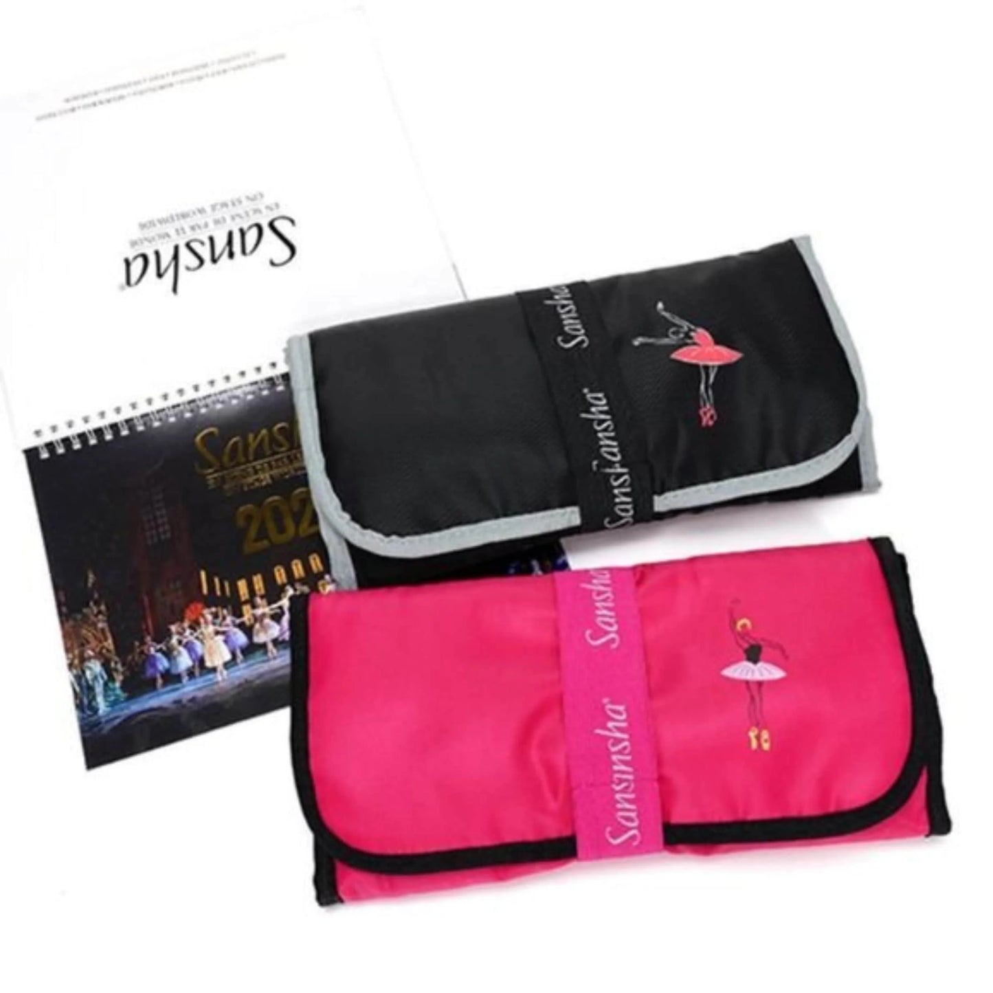 Sansha Point Shoes Bag - Borsa viaggio danza classica porta accessori (punte,collant,salvapunte) colori rosa o nero - Punto Fitness Potenza