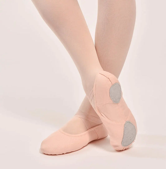 TuttoDanza - Scarpette Danza Classica VANIE Mezze in tela Mezzepunte Mezza Punta Ballerina - Punto Fitness Potenza