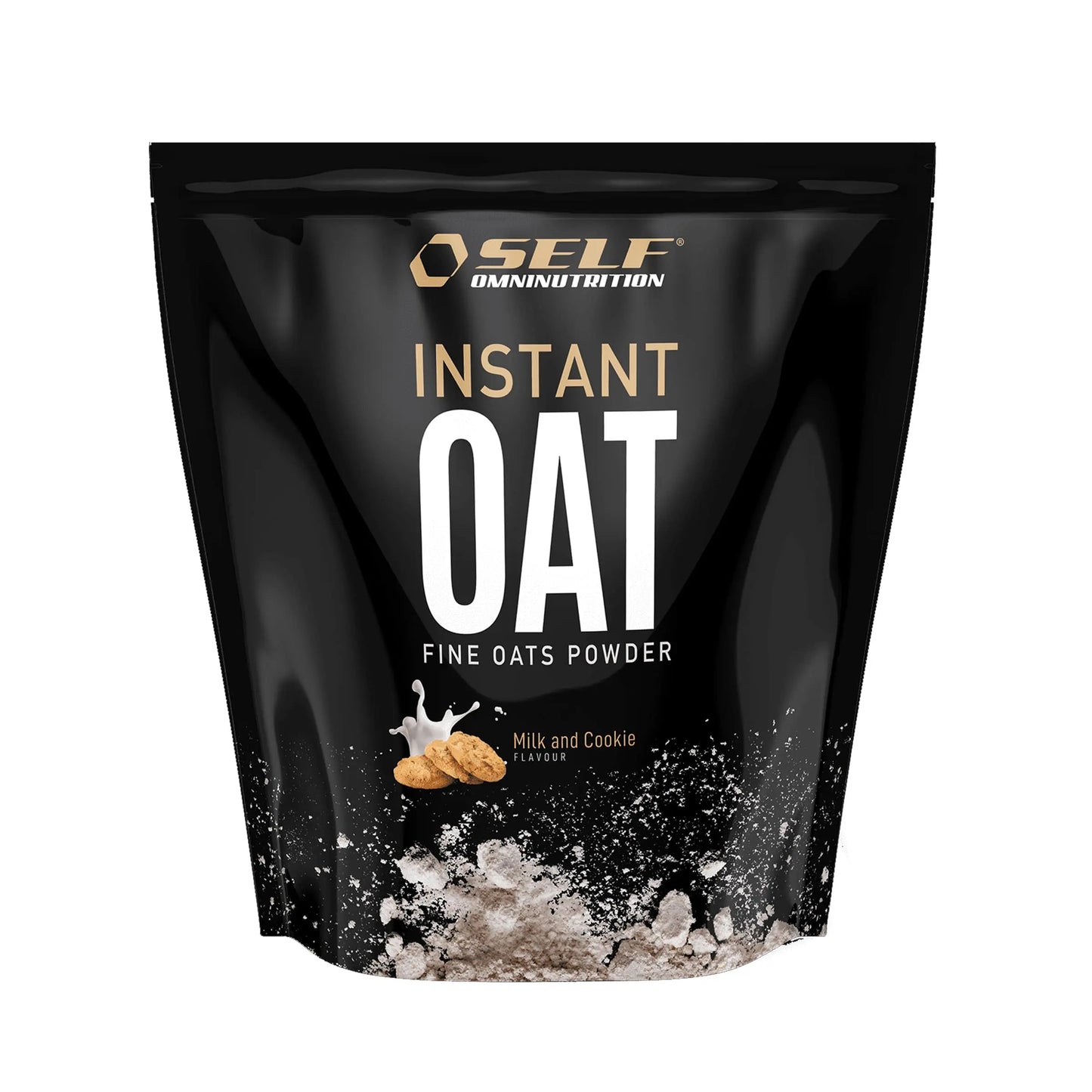 Self Omninutrition - Instant Oat farina di avena in polvere istantanea 1kg Gusto Latte e Biscotti - Punto Fitness Potenza