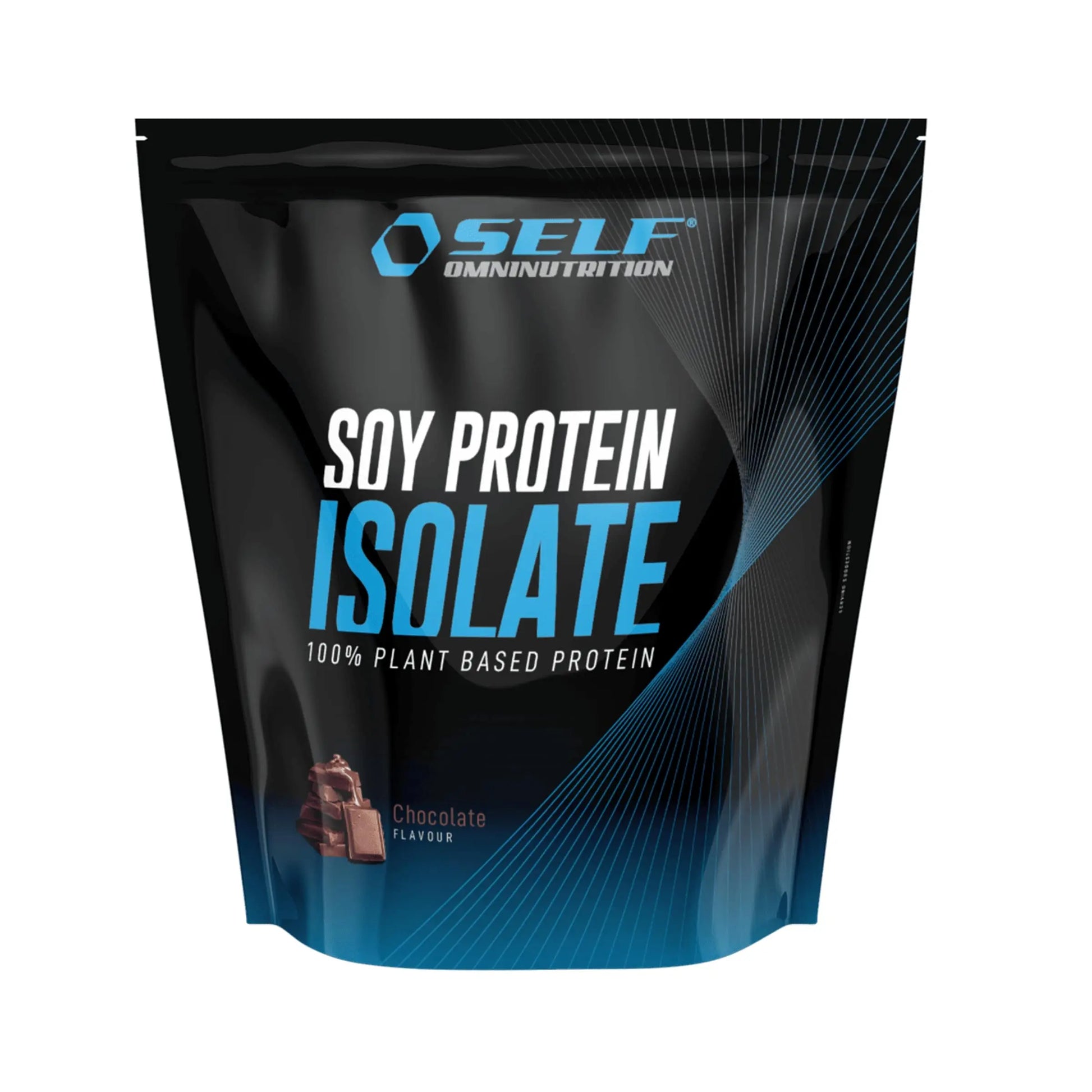 Self Omninutrition Soy PProtein Isolate - Proteine vegetali di soia isolate 1kg, SENZA glutine-lattosio-OGM gusto cioccolato - Punto Fitness Potenza