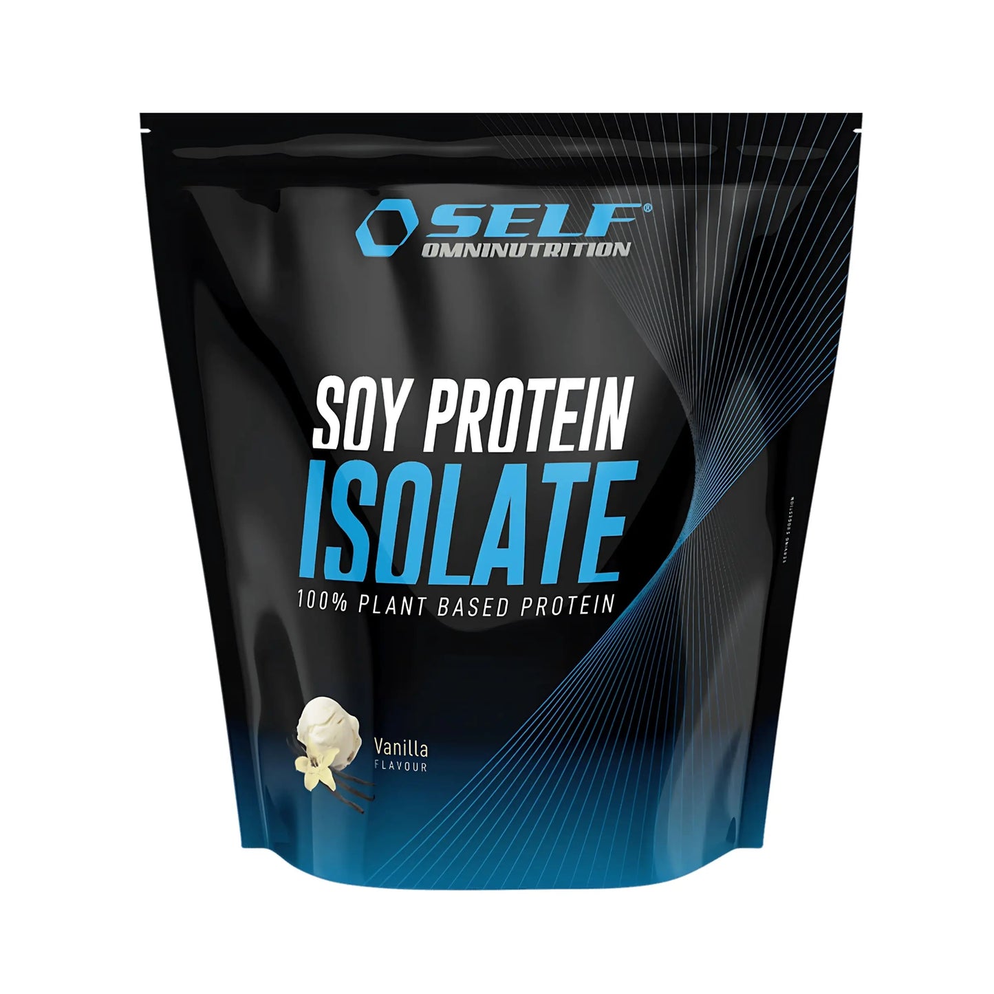 Self Omninutrition Soy PProtein Isolate - Proteine vegetali di soia isolate 1kg, SENZA glutine-lattosio-OGM gusto vaniglia - Punto Fitness Potenza