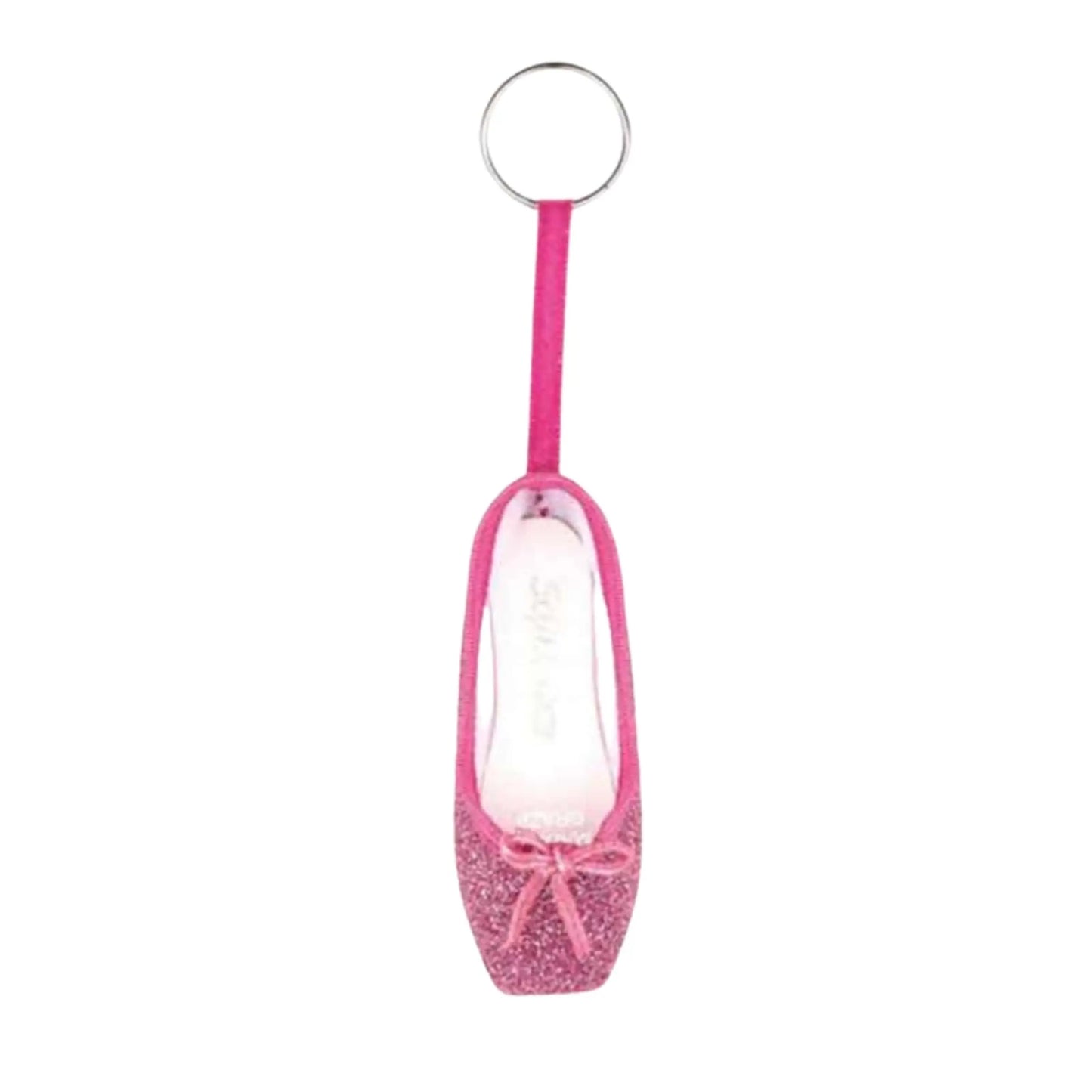 So Danca Pointe Shoe Key Ring - Portachiavi con scarpetta da punta KC01 Colore Glitter Rosa - Punto Fitness Potenza