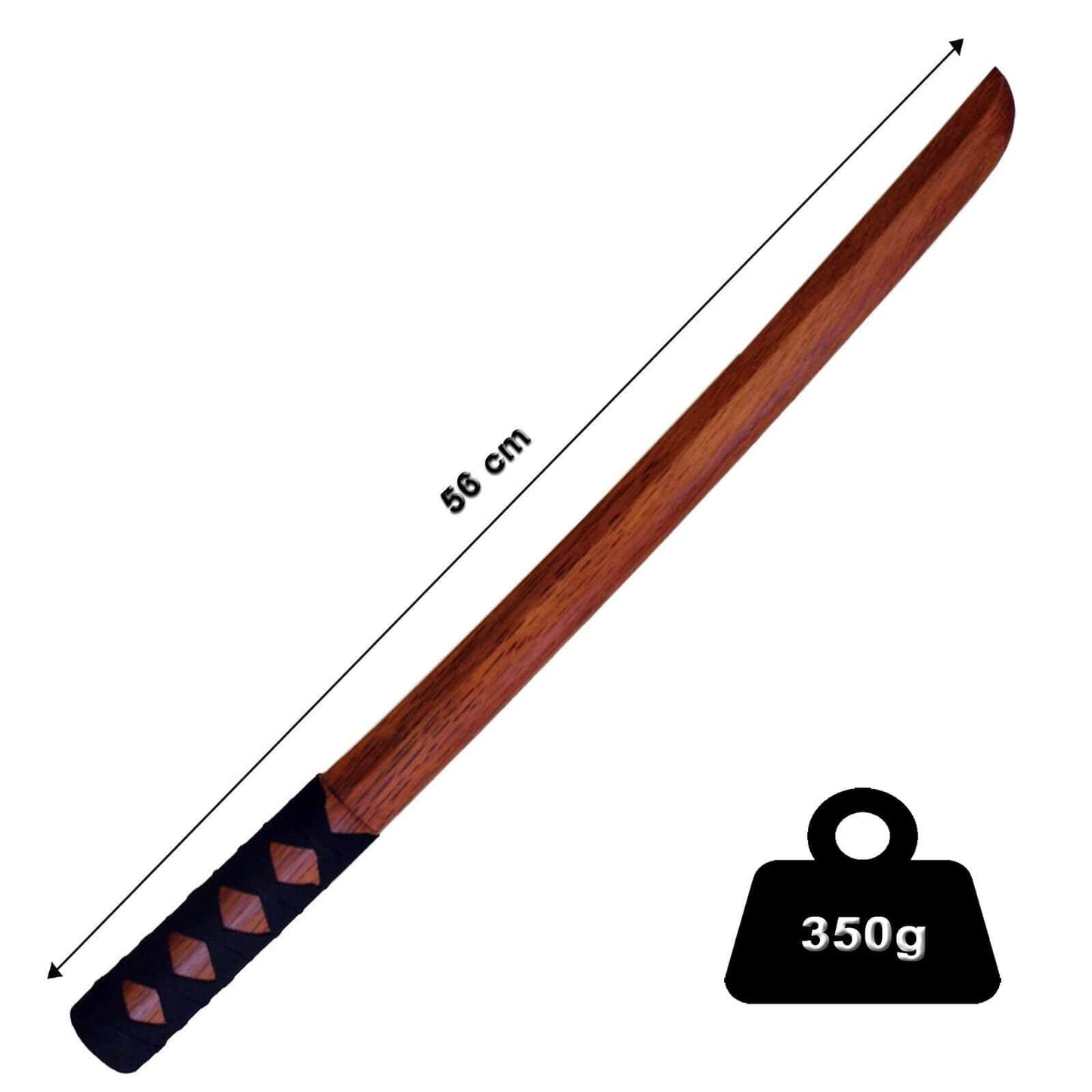 Sportech Italia - Spada corta in legno Shoto Arti Marziali Aikido Iaido Kendo Bokuto misure - Punto Fitness Potenza