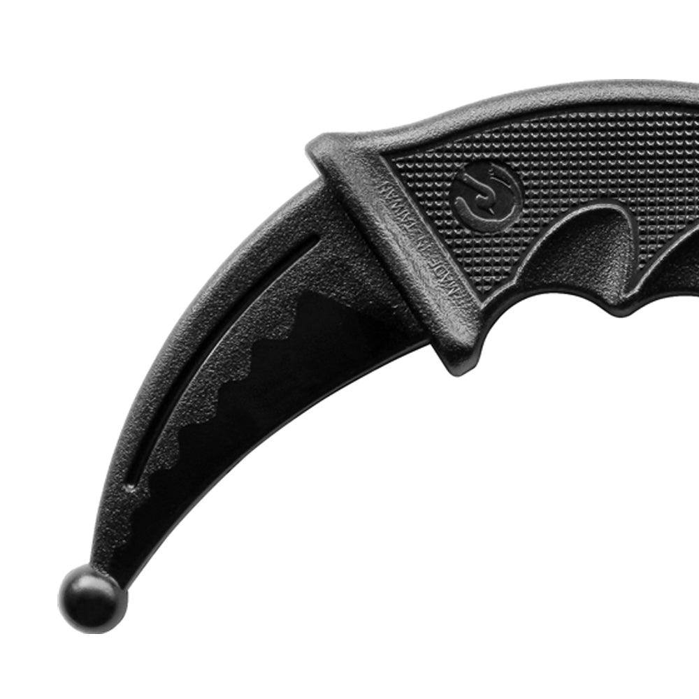 Sportech Italia - Coltello da Allenamento difesa personale Pugnale Curvo Karambit Knife in gomma Autodifesa addestramento arti marziali Silat e Kali self defense - Punto Fitness