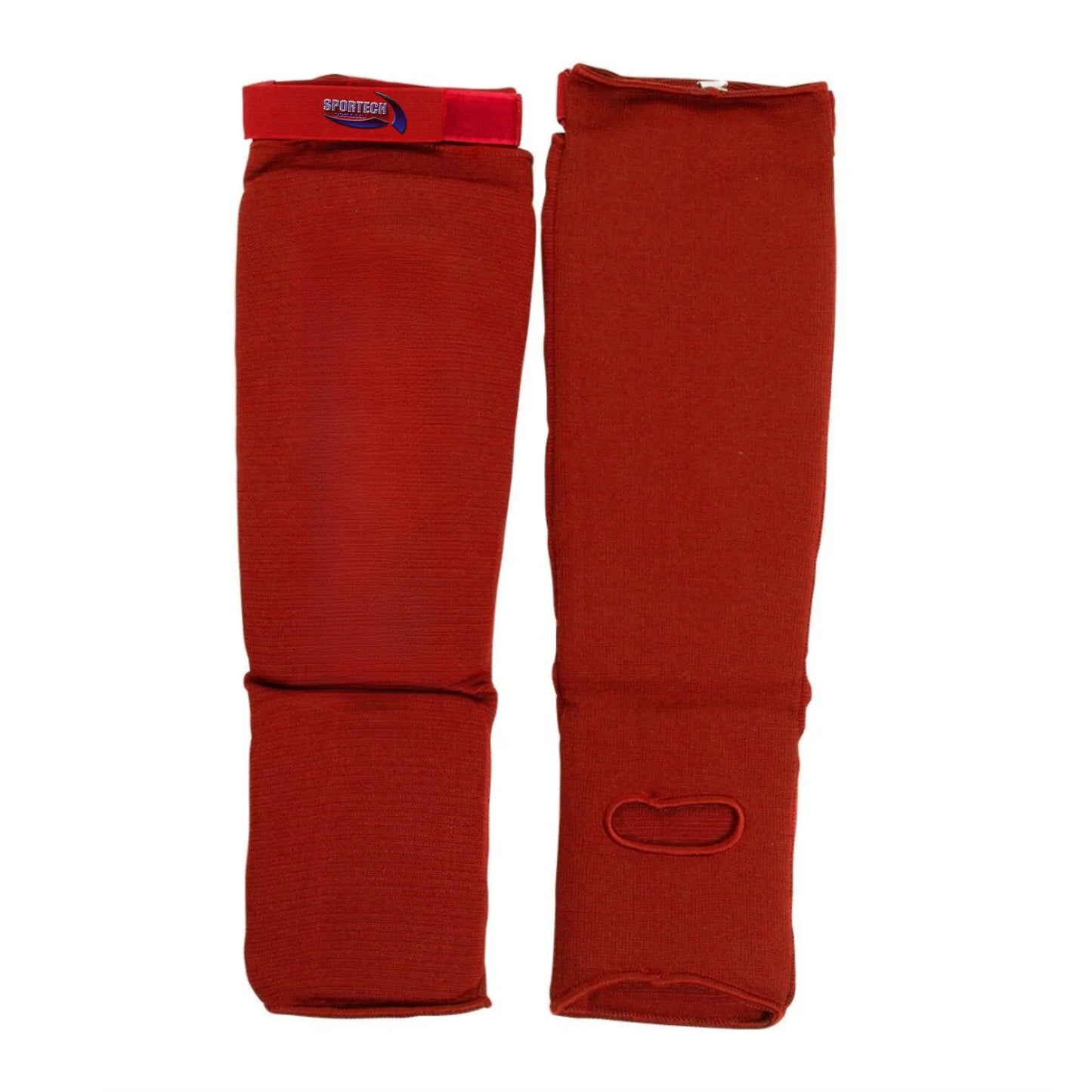 Paratibiapiede imbottito Sportech paratibia e parapiede imbottiti Arti Marziali Muay Thai Kickboxing Karate Colore Blu - Punto Fitness Potenza