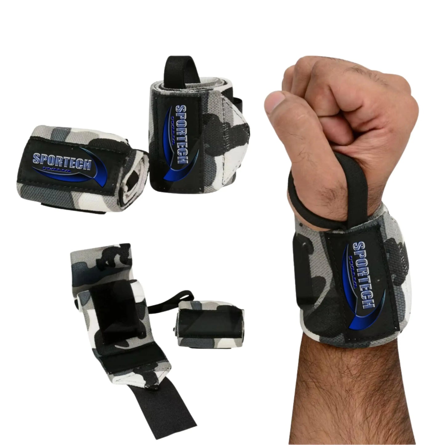 Sportech Italia - Polsiere Palestra Professionali, Polsini allenamento Sollevamento Pesi, Bodybuilding, Crossfit, Powerlifting - Punto Fitness Potenza