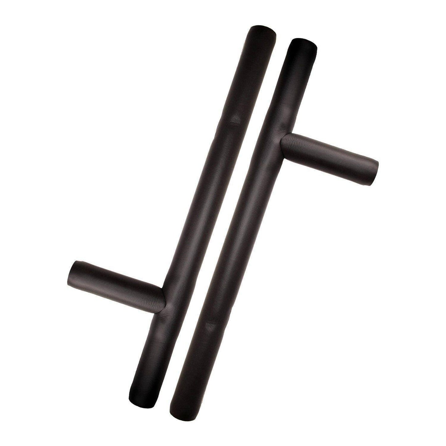 Coppia Tonfa in Legno o Gomma espanso per Allenamento Arti Marziali Karate Kobudo Okinawa - Punto Fitness Potenza