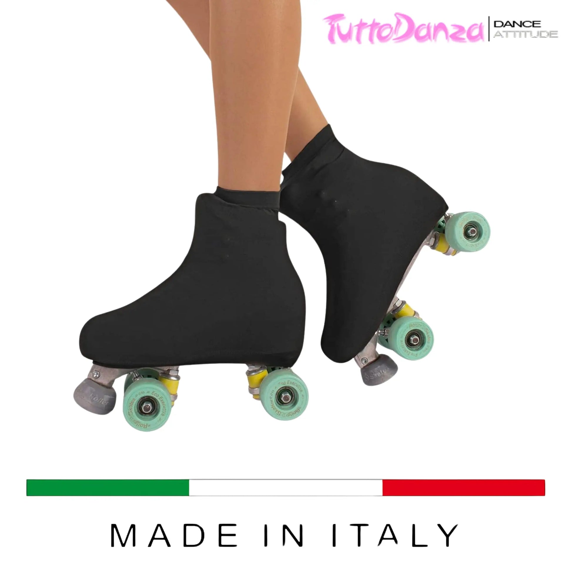 TuttoDanza - Copripattino Pattinaggio artistico protezione pattini a rotelle bambina e adulto copri pattini su rotelle - Made in Italy - Punto Fitness Potenza