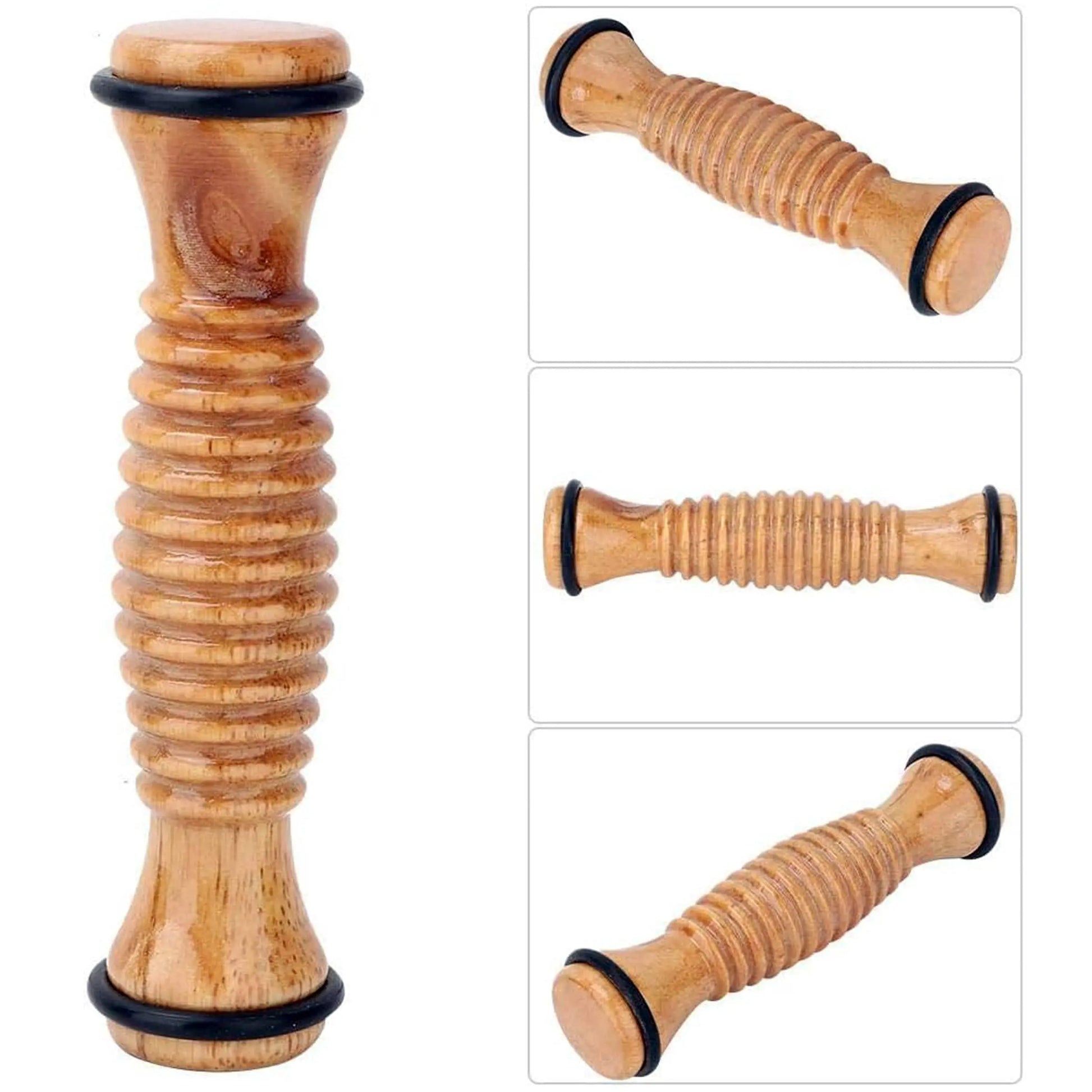 TuttoDanza Footsie Roller Massaggiatore per piedi rullo in legno per massaggio Arco Plantare Ballerina Danza Classica - Punto Fitness Potenza