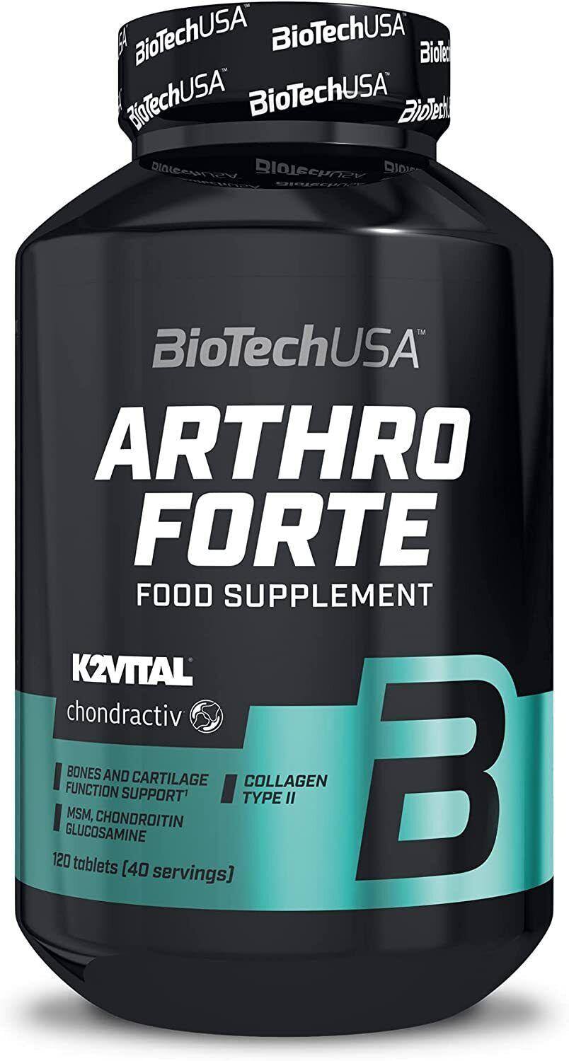 BioTechUSA - ARTHRO FORTE Glucosamina Condroitina MSM articolazioni e tendini 120 capsule - Punto Fitness Potenza
