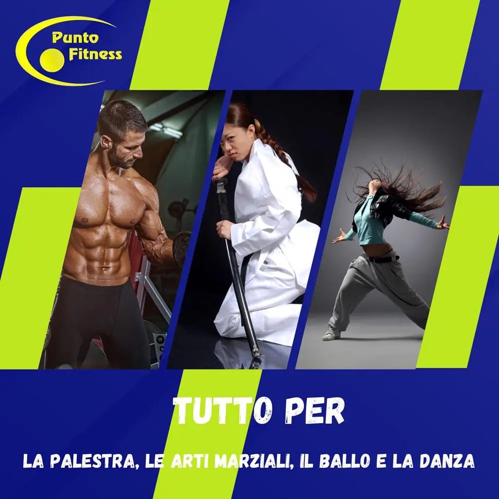 Punto Fitness Potenza - Negozio Articoli Sportivi specializzato per la Palestra il Fitness le Arti Marziali la Danza il Ballo gli Integratori