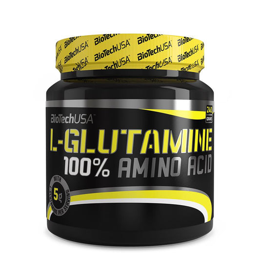 BioTech 100% L-GLUTAMINE 240/500/1000g glutammina polvere glutamina pura - Punto Fitness