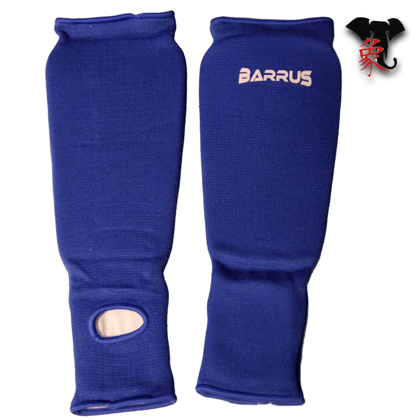 Barrus - Paratibiapiede imbottito elasticizzato paratibie con piede Kick Boxing Thai Full MMA - Punto Fitness