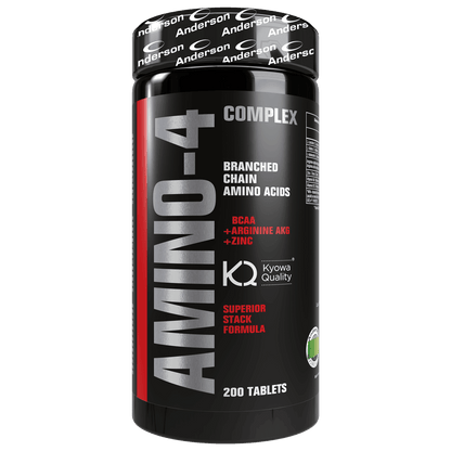 Anderson AMINO-4 Complex - Aminoacidi ramificati BCAA + AKG Zinco 100-200 Capsule - Punto Fitness