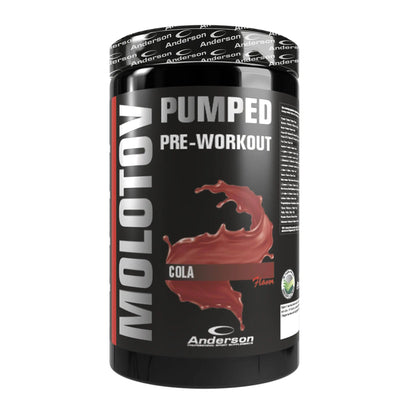 Anderson Molotov Pumped Pre-Workout con creatina bcaa hmb arginina tribulus gusto Cola - Punto Fitness Potenza