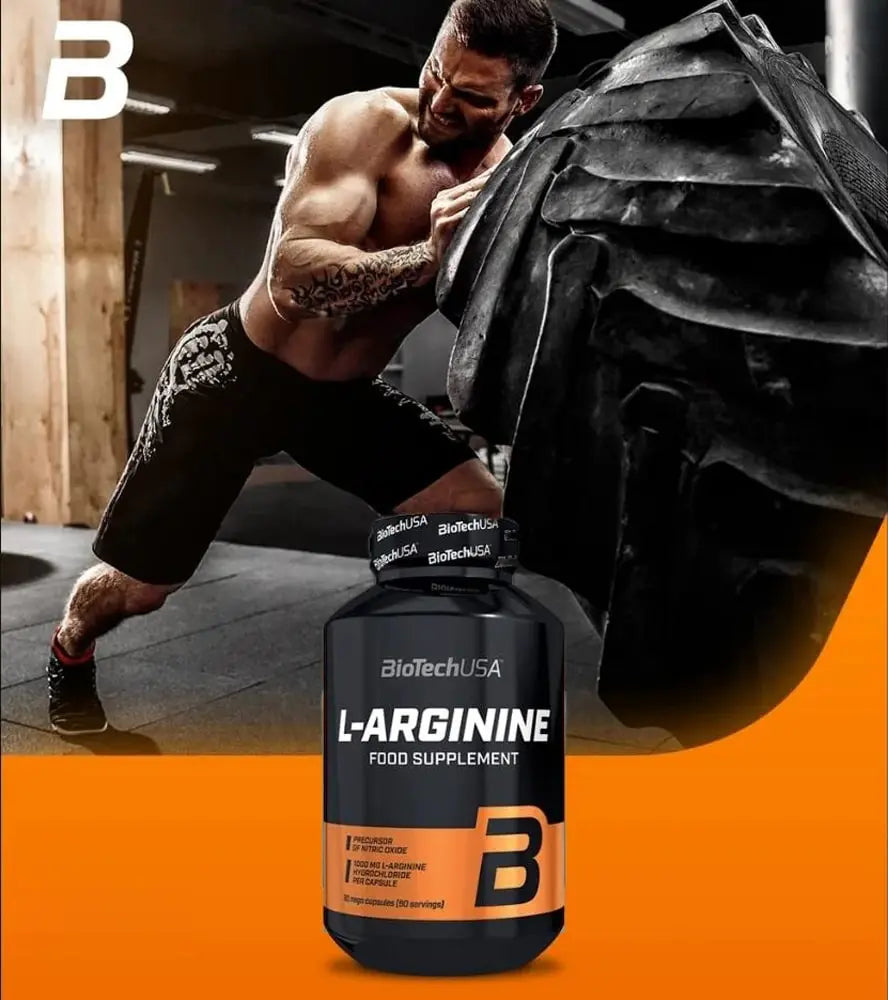 BioTechUSA L-arginine - Arginina in capsule stimolo produzione ossido nitrico Lifestyle- Punto Fitness Potenza