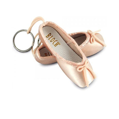 Bloch - Mini portachiavi per scarpe da punta Keyring punte Danza Classica mini punta