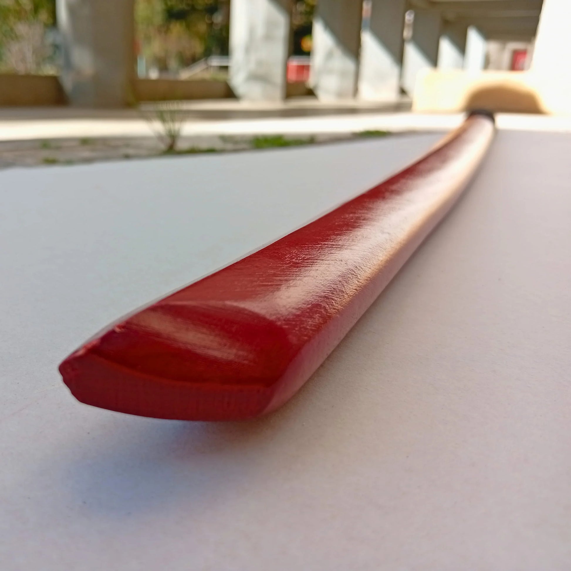 Sportech Italia - Bokken Suburito, Bokuto con Tsuba - Allenamento per Aikido, Iaido, Kobudo, Kendo, Kenjutsu dettaglio punta - Punto Fitness Arti Marziali