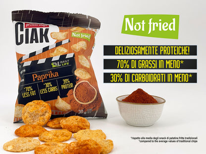 Daily Life - Ciak Protein Chips - Patatine proteiche non fritte gusti vari 30g - Punto Fitness