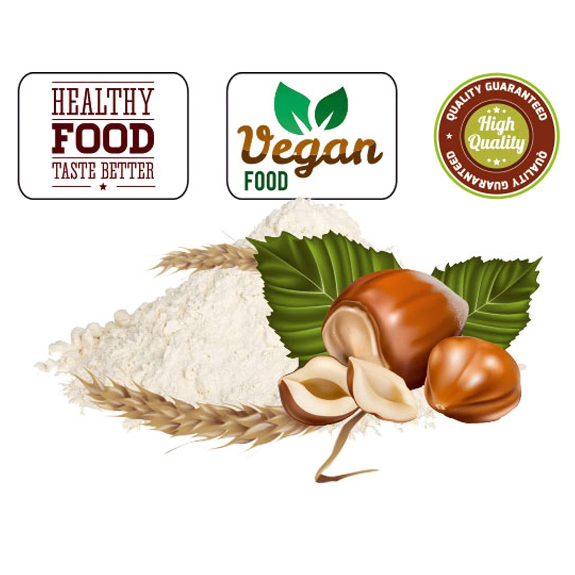 Daily Life - OATMEAL instant Oat farina di avena aromatizzata istantanea 1kg Nocciola - Punto Fitness Potenza