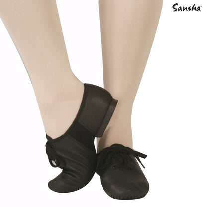 Sansha - Scarpe Jazz in PELLE mod.TIVOLI JS2 scarpa danza moderna ballo moderno - Punto Fitness