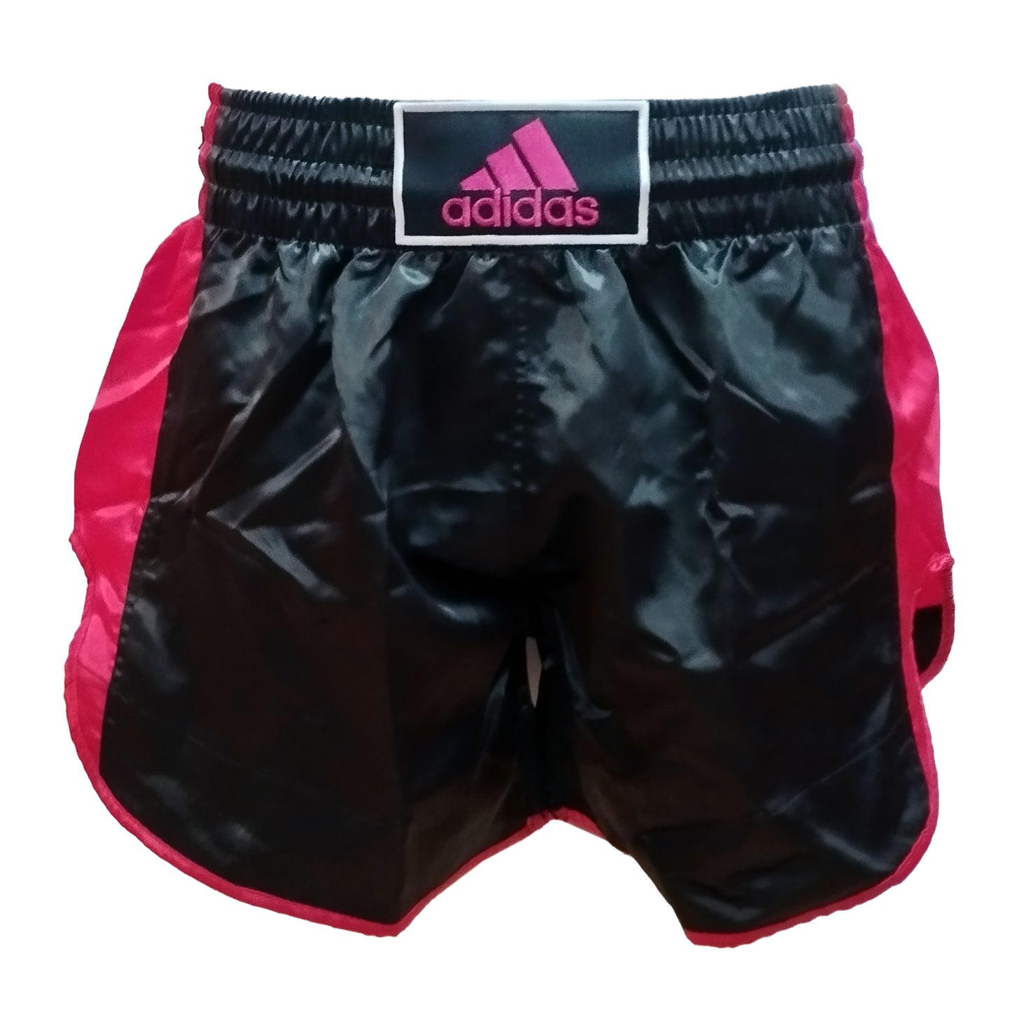 Adidas - Shorts MMA Pantaloncini Kick Boxing Full Contact Muay Thai nero-rosso