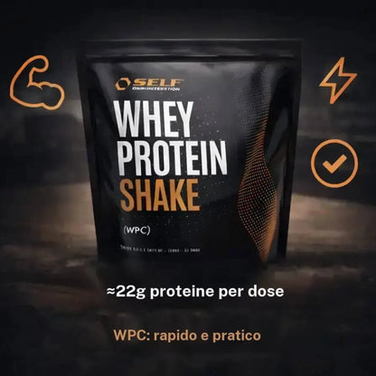 Self Omninutrition - Whey Protein Shake 💪 proteine del latte concentrate e isolate dose | Punto Fitness Integratori