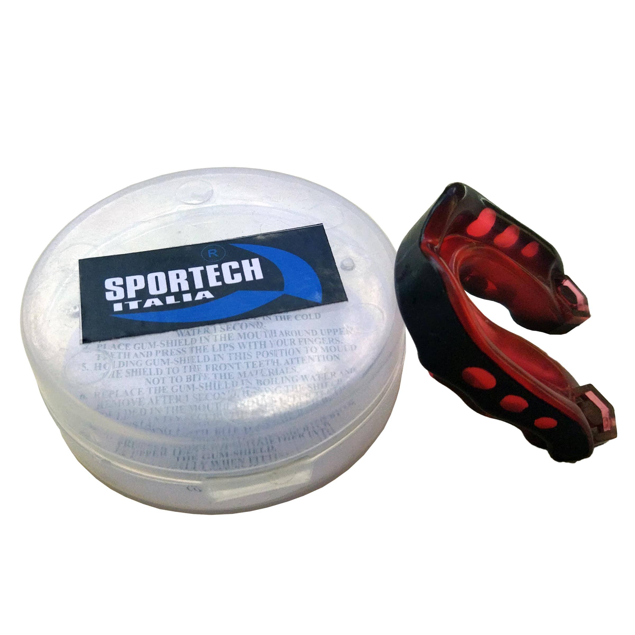 DAUERHAFT Paradenti Sportivo Multiuso - Per Boxe, MMA, Rugby, Kickboxing, TPR Alimentare, Facile Da Regolare (Modello Scheletro)