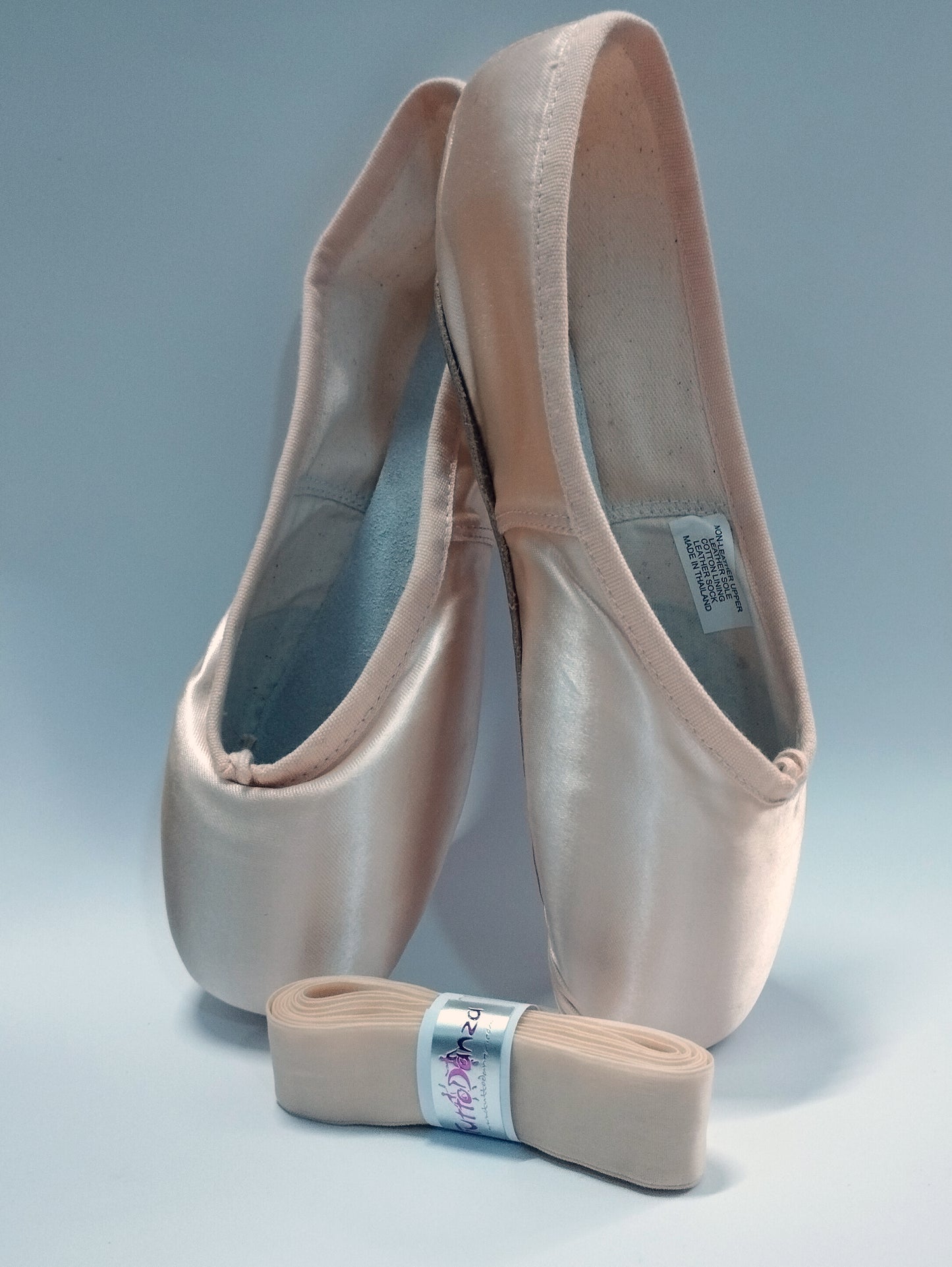 TuttoDanza - Nastro elasticizzato pretagliato per punte Danza Classica Scarpette ballo Saggio Ballerina