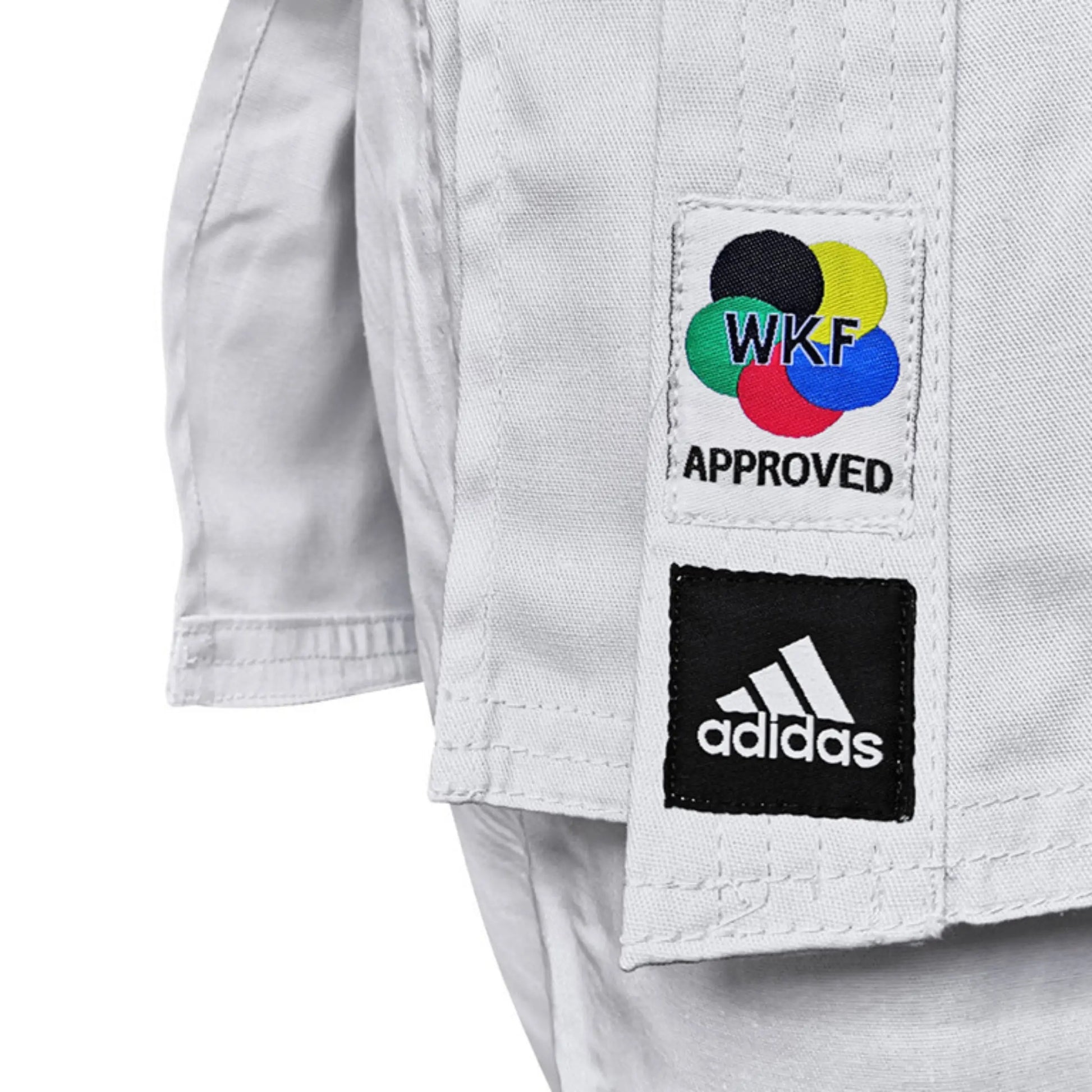 Divisa Karategi Adidas Karate Kumite Uniforme allenamento Kimono Karate Gi logo omologato WKF - Punto Fitness Potenza