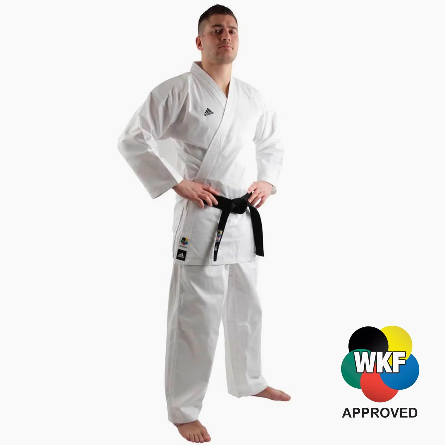 Divisa Karategi Adidas Karate Kumite WKF Uniforme allenamento Kimono Karate Gi - Punto Fitness Potenza