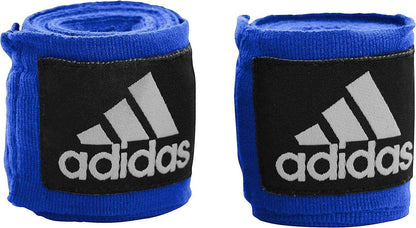 Adidas - Fasce sottoguanto Boxe MMA Bende elastiche guantoni bendaggio Pugilato Muay Thai colore Blu - Punto Fitness Potenza