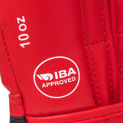 Guantoni Boxe in Pelle Adidas ADIIABG1 omologati IBA Rosso - Punto Fitness Potenza