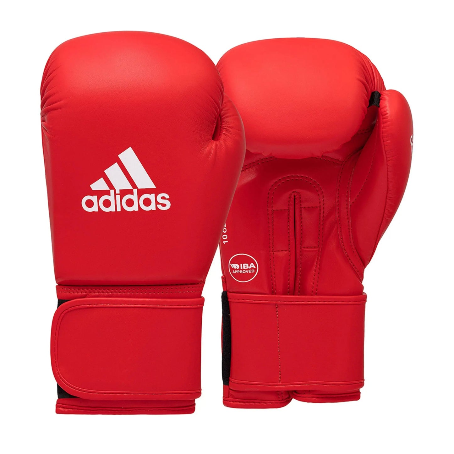 Guantoni Boxe in Pelle Adidas ADIIABG1 omologati IBA Rosso - Punto Fitness Potenza